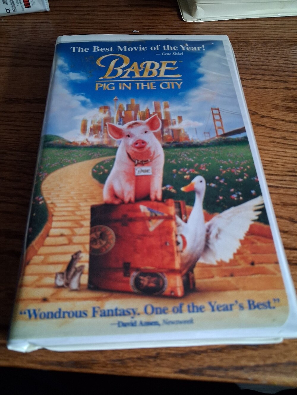 Vintage 90s Universal Studios Babe Pig In The City VHS Tape